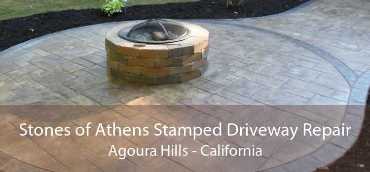 Stones of Athens Stamped Driveway Repair Agoura Hills - California