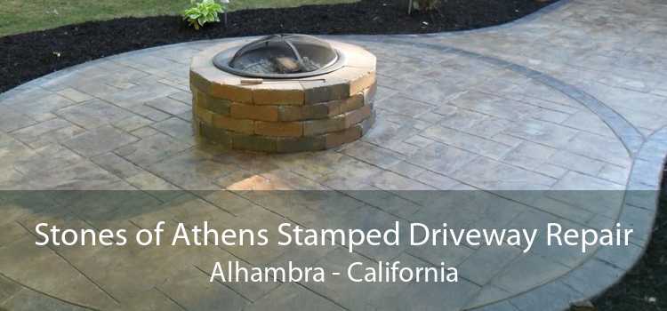 Stones of Athens Stamped Driveway Repair Alhambra - California
