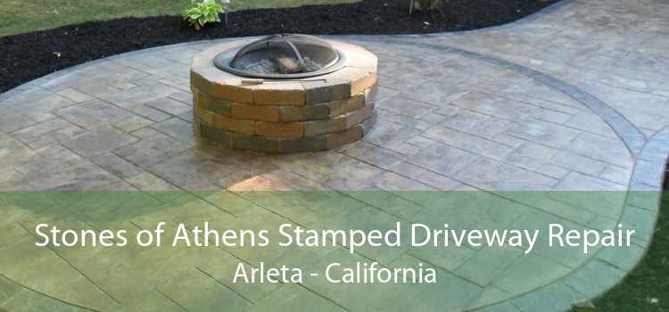 Stones of Athens Stamped Driveway Repair Arleta - California