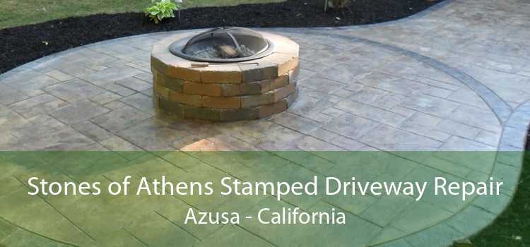Stones of Athens Stamped Driveway Repair Azusa - California