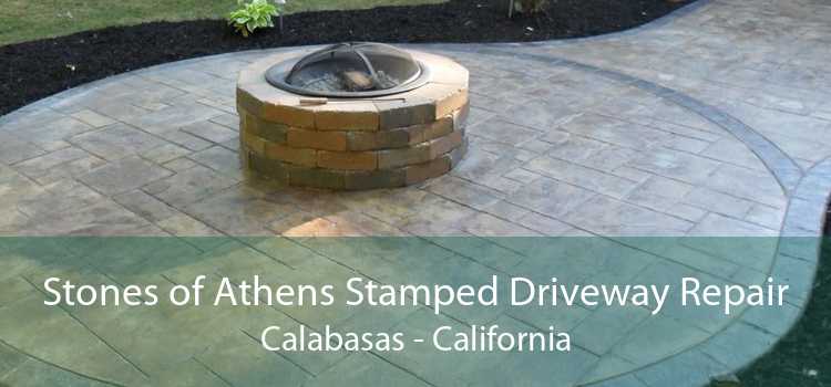 Stones of Athens Stamped Driveway Repair Calabasas - California