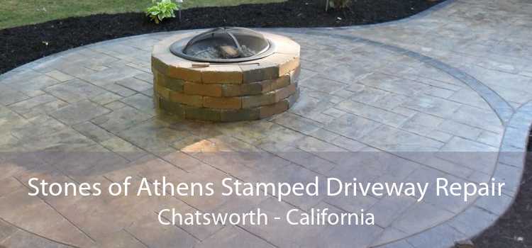 Stones of Athens Stamped Driveway Repair Chatsworth - California