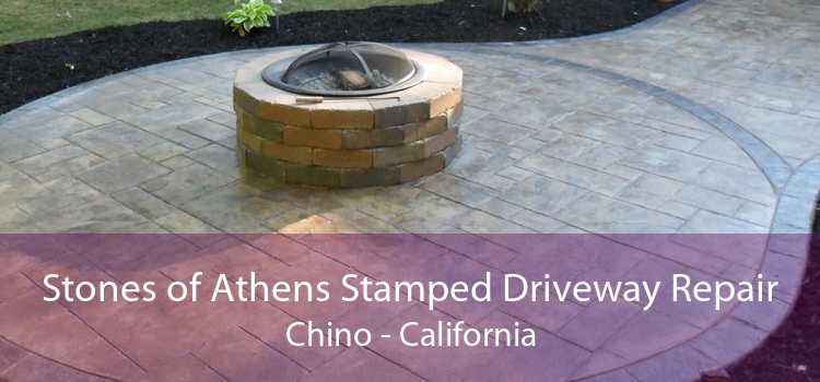 Stones of Athens Stamped Driveway Repair Chino - California