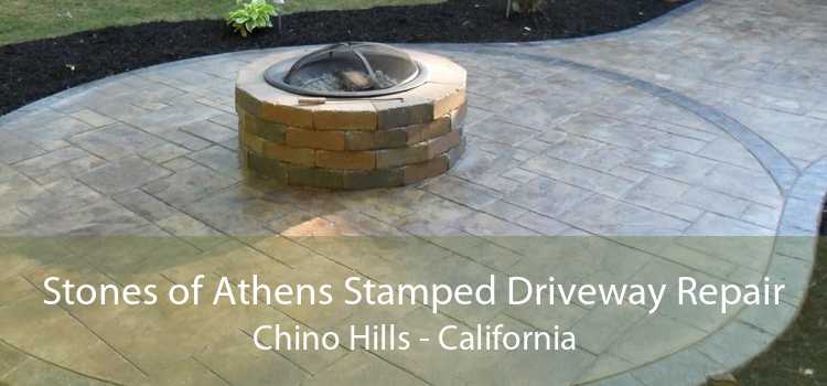 Stones of Athens Stamped Driveway Repair Chino Hills - California