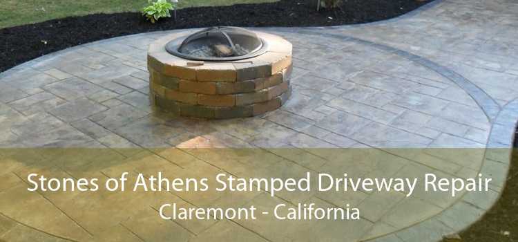 Stones of Athens Stamped Driveway Repair Claremont - California