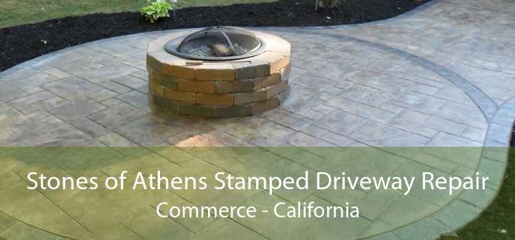 Stones of Athens Stamped Driveway Repair Commerce - California