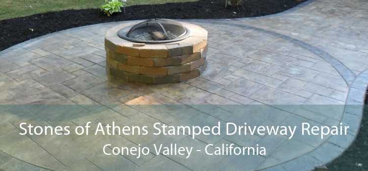 Stones of Athens Stamped Driveway Repair Conejo Valley - California