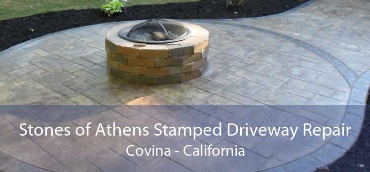 Stones of Athens Stamped Driveway Repair Covina - California