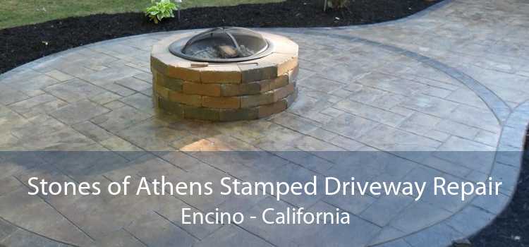 Stones of Athens Stamped Driveway Repair Encino - California