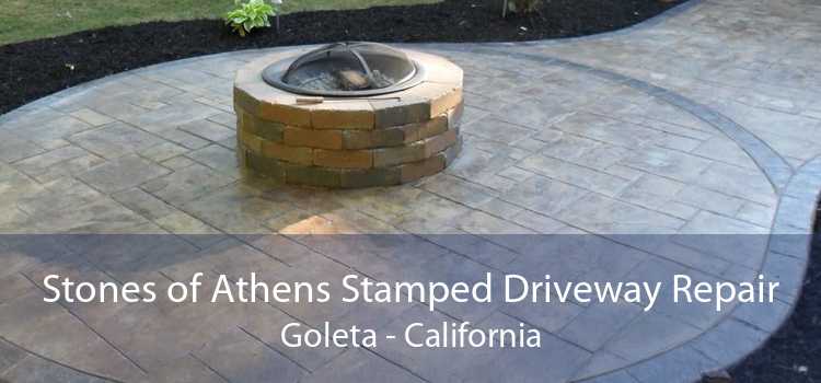 Stones of Athens Stamped Driveway Repair Goleta - California