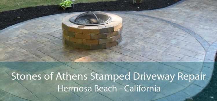 Stones of Athens Stamped Driveway Repair Hermosa Beach - California