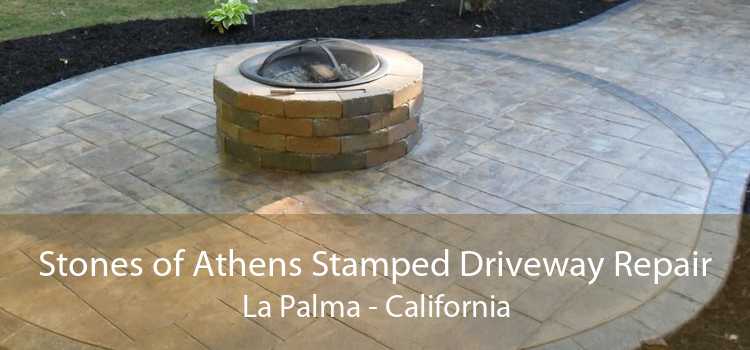 Stones of Athens Stamped Driveway Repair La Palma - California