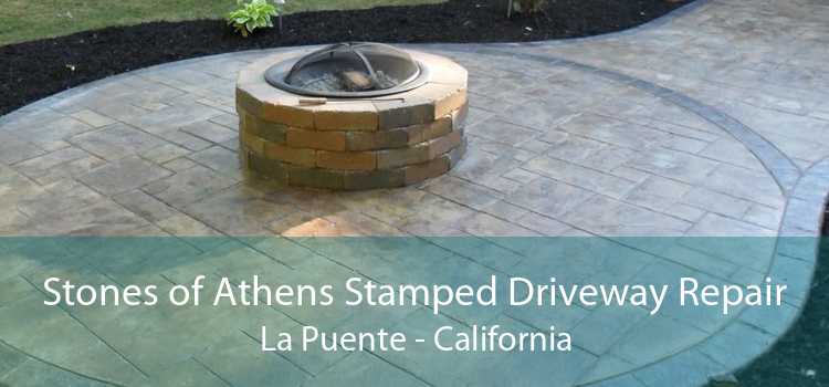 Stones of Athens Stamped Driveway Repair La Puente - California