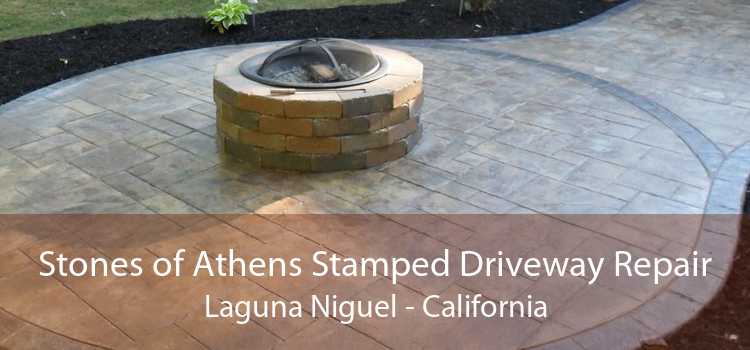 Stones of Athens Stamped Driveway Repair Laguna Niguel - California
