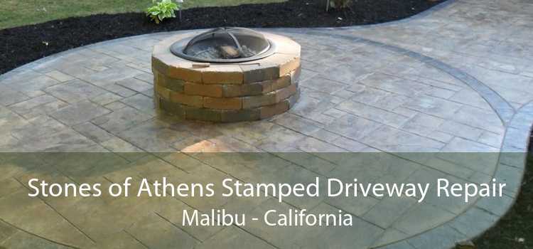 Stones of Athens Stamped Driveway Repair Malibu - California