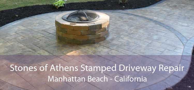 Stones of Athens Stamped Driveway Repair Manhattan Beach - California