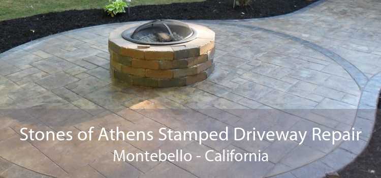 Stones of Athens Stamped Driveway Repair Montebello - California