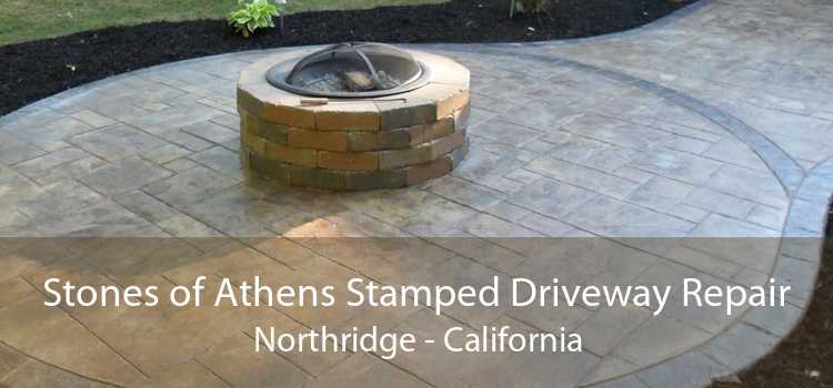 Stones of Athens Stamped Driveway Repair Northridge - California