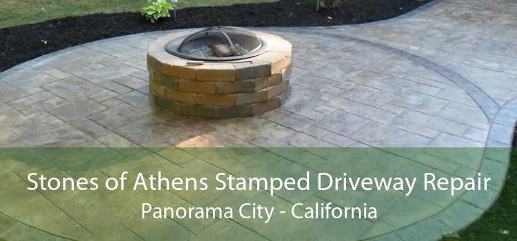 Stones of Athens Stamped Driveway Repair Panorama City - California