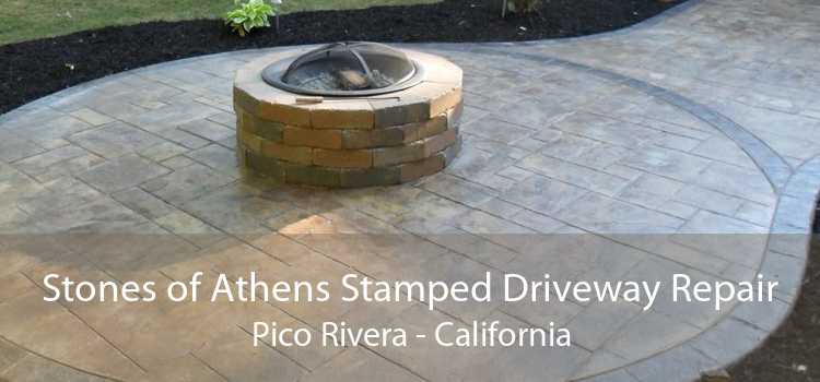 Stones of Athens Stamped Driveway Repair Pico Rivera - California
