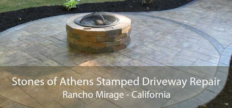 Stones of Athens Stamped Driveway Repair Rancho Mirage - California