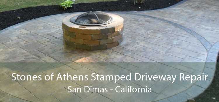 Stones of Athens Stamped Driveway Repair San Dimas - California