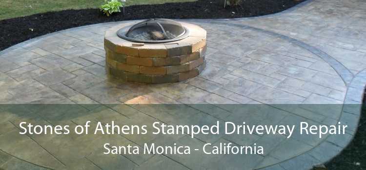 Stones of Athens Stamped Driveway Repair Santa Monica - California