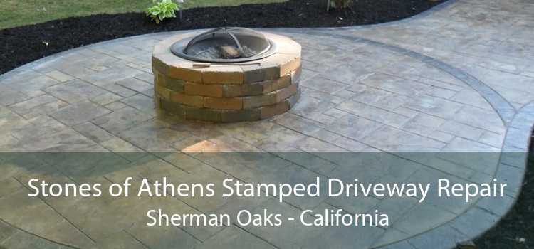 Stones of Athens Stamped Driveway Repair Sherman Oaks - California