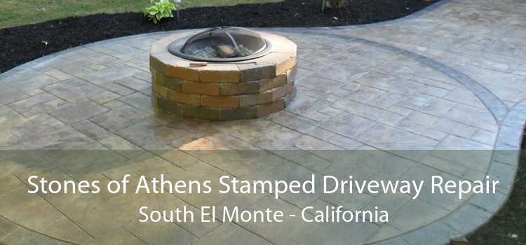 Stones of Athens Stamped Driveway Repair South El Monte - California
