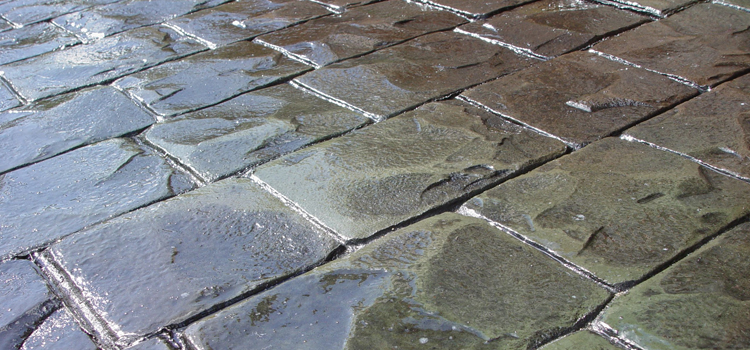 London Cobble Stamped Driveway Restoration in Whittier